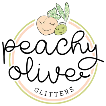 PEACHY OLIVE GLITTERS