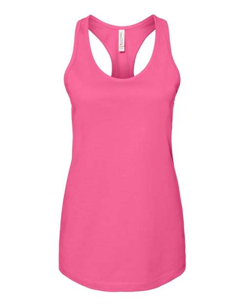 BELLA CANVAS RACERBACK TEE PINK