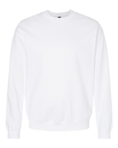 GILDAN WHITE CREWNECK SWEATSHIRT