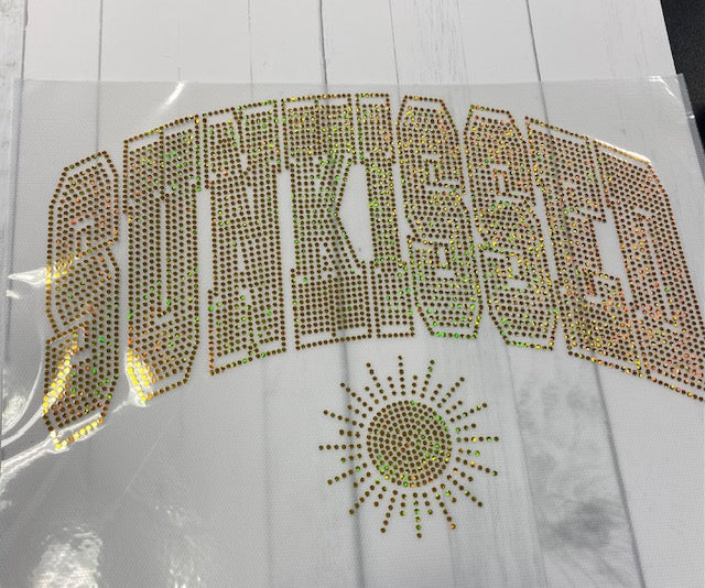 SUNKISSED GOLD SPANGLE ADULT DTF TRANSFER