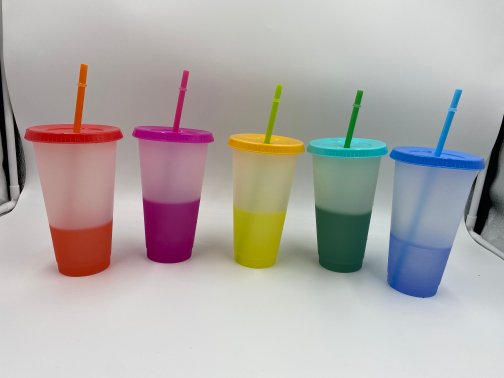 24OZ COLOR CHANGING CUPS 5 PACK