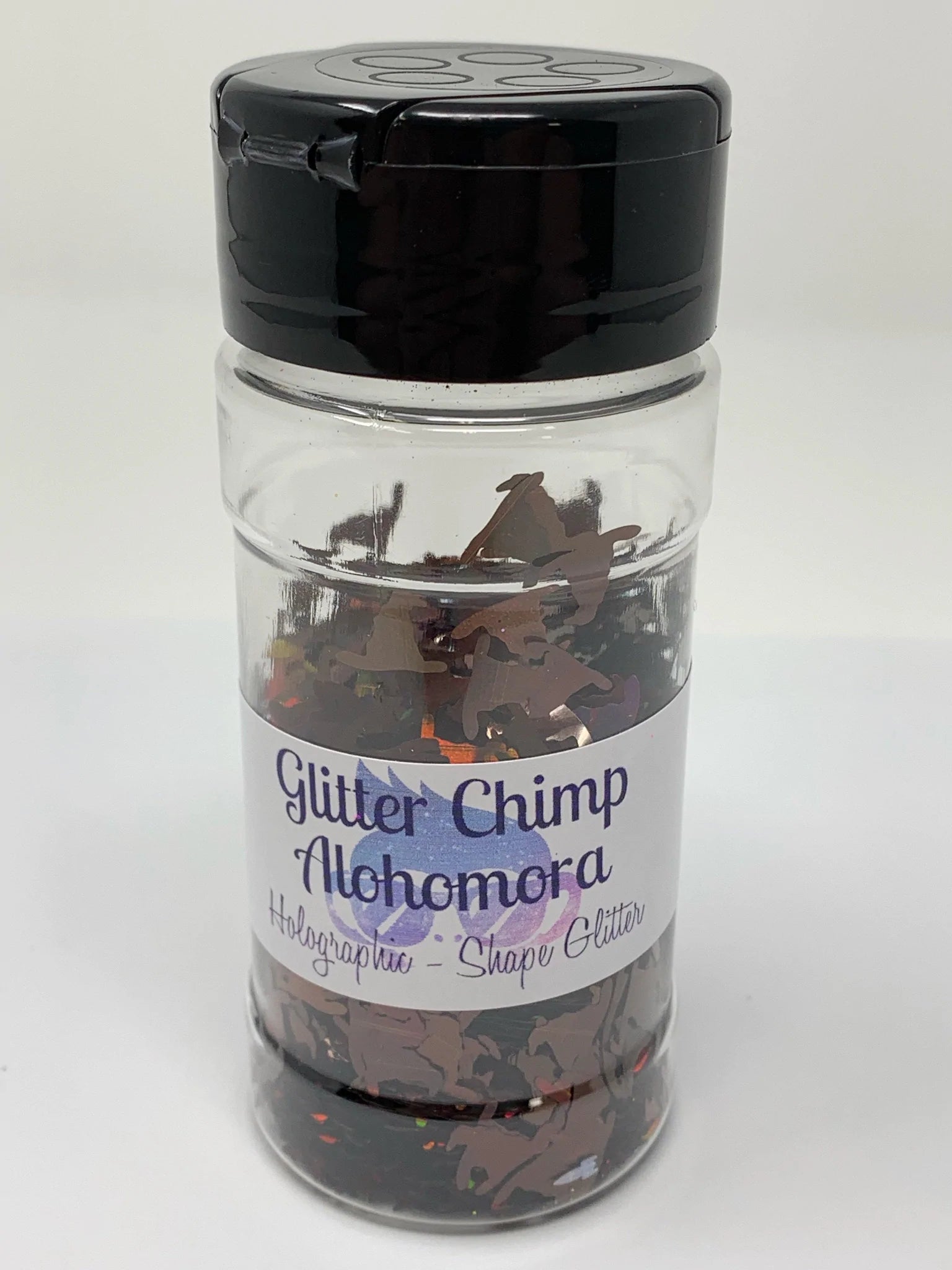 GLITTER CHIMP ALOHAMORA HOLOGRAPHIC SHAPE GLITTER
