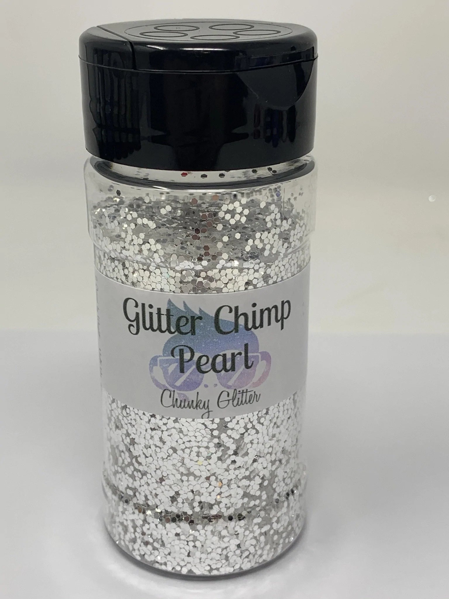 Chunky Glitter Metallic (jar): Silver Sparkle