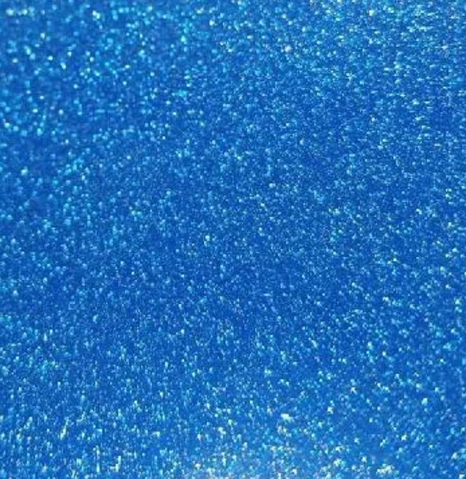 StyleTech Transparent Glitter Blue Adhesive Vinyl Choose Your Length –