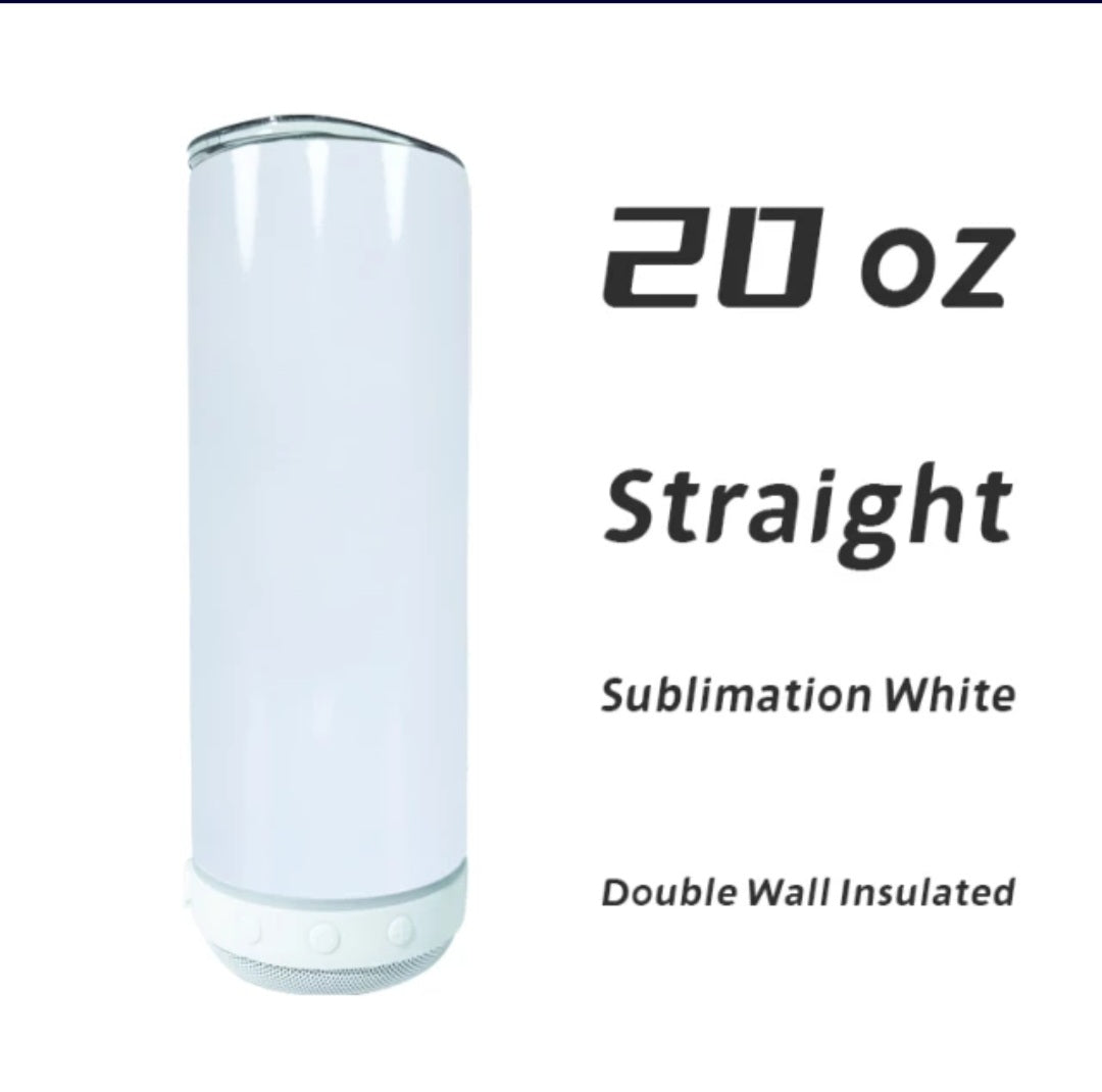 20OZ SUBLIMATION SPEAKER TUMBLER - Direct Vinyl Supply