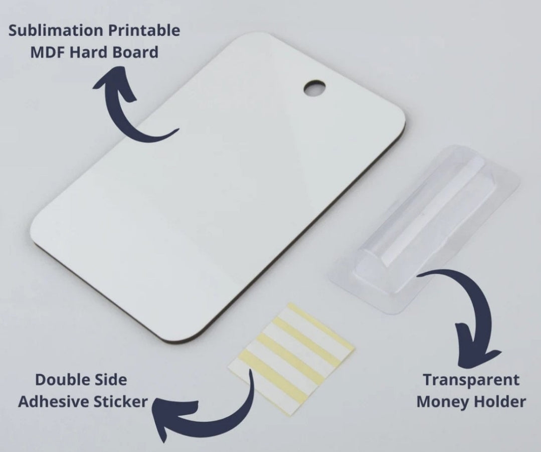 SUBLIMATION MONEY CARD