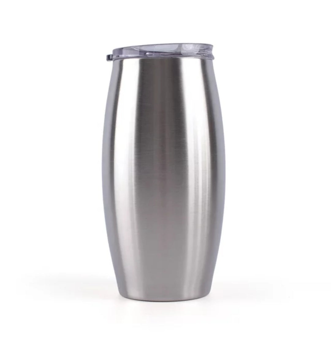 25OZ STAINLESS DOUBLE WALL BARREL TUMBLER
